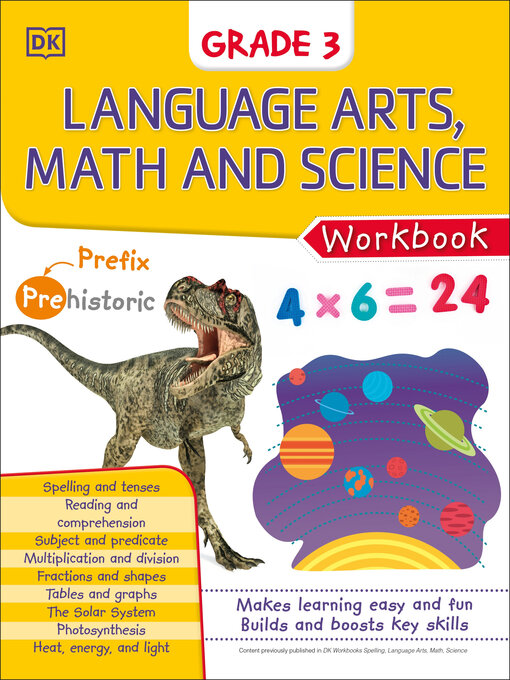 Title details for Language Arts, Math, and Science: Grade 3 by DK - Wait list